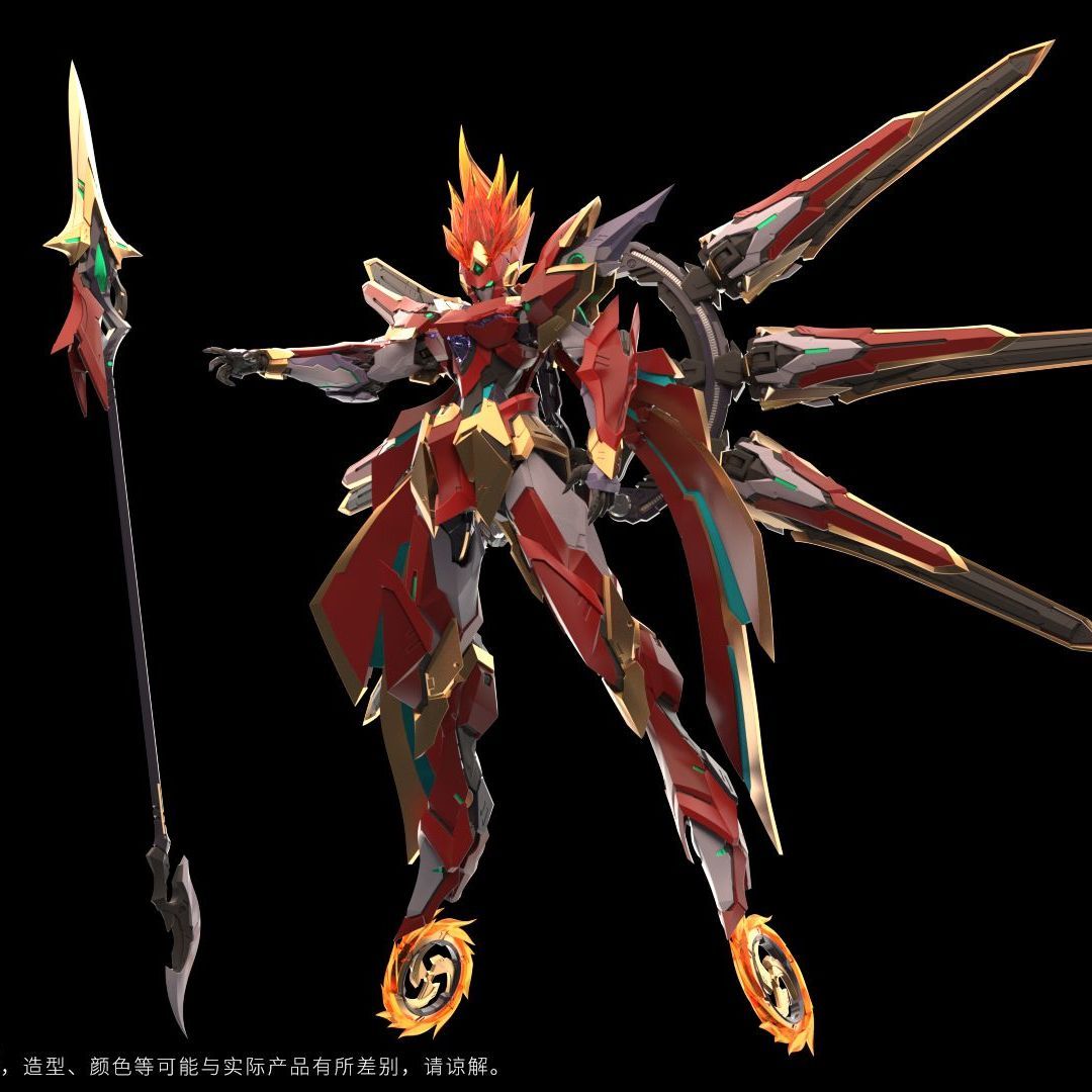 Zero Gravity Blood Blade Nezha Metal Figure