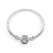 Ring - 925 Sterling Silver - Oval Small Gemstone