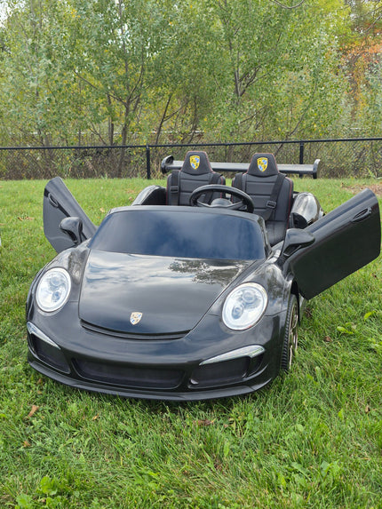 Voiture électrique pour enfant 2 places Porsche RUF CTR3 24V avec télécommande.