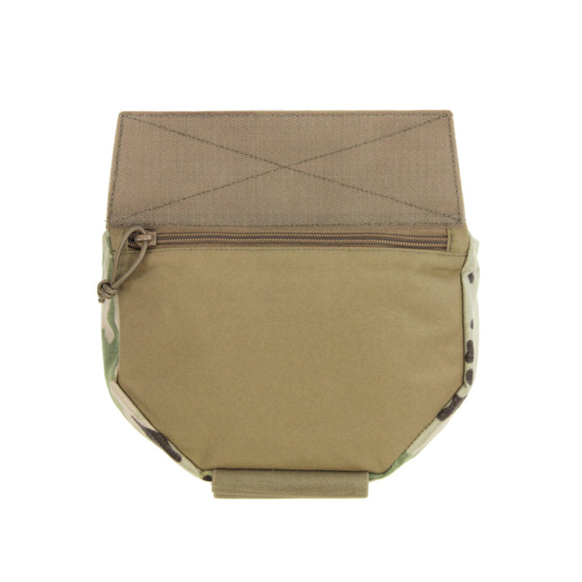 Drop down velcro utility pouch