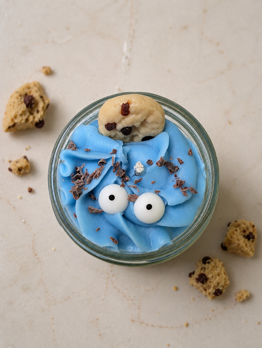 La bougie gourmande mini délice - Cookie monster