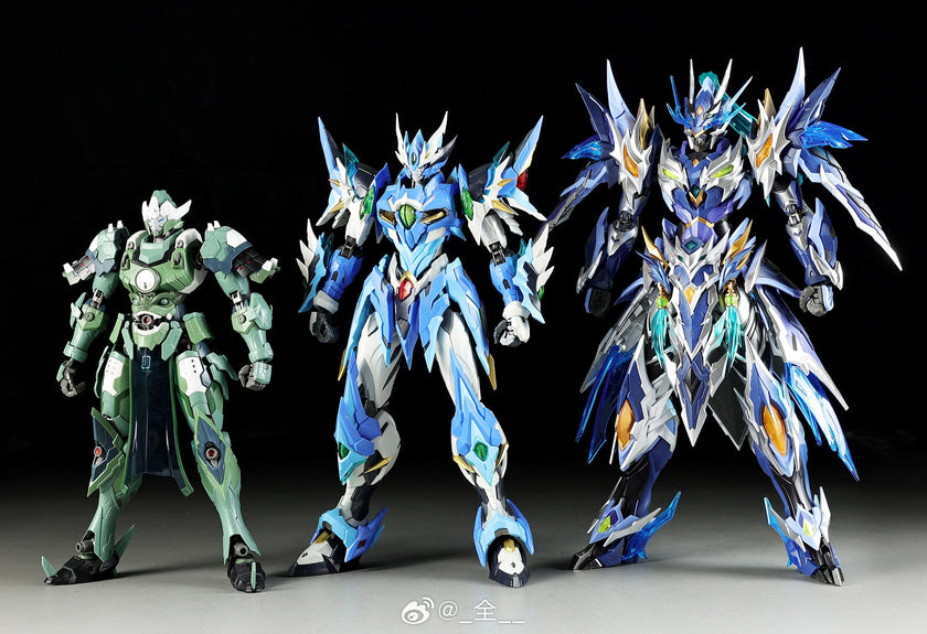 Motor Nuclear MNP-XH05 Zhao Yun & Magnolia White Dragon Horse Metal Frame Model Kit