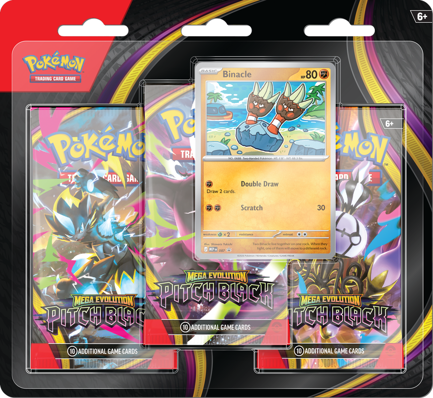 Pokémon TCG: Pitch Black 3-Pack Blister EN