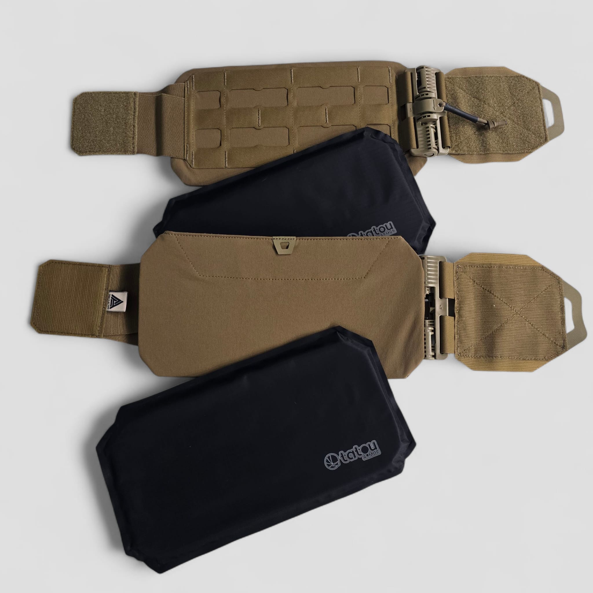 Tatou Armor IIIA Soft Armor Panels — Designed for Direct Action Skeletonized Cummerbund (Wide)