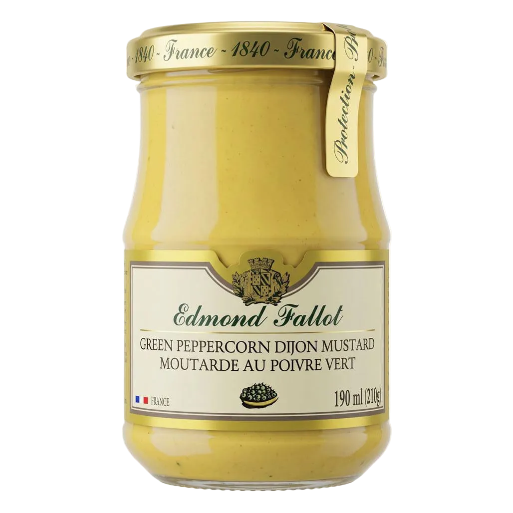 Edmond Fallot — Moutarde de Dijon au Poivre Vert (210ml)