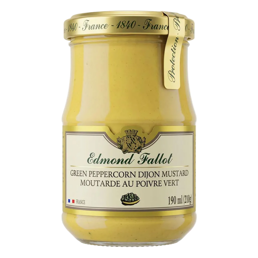 Edmond Fallot — Moutarde de Dijon au Poivre Vert (210ml)