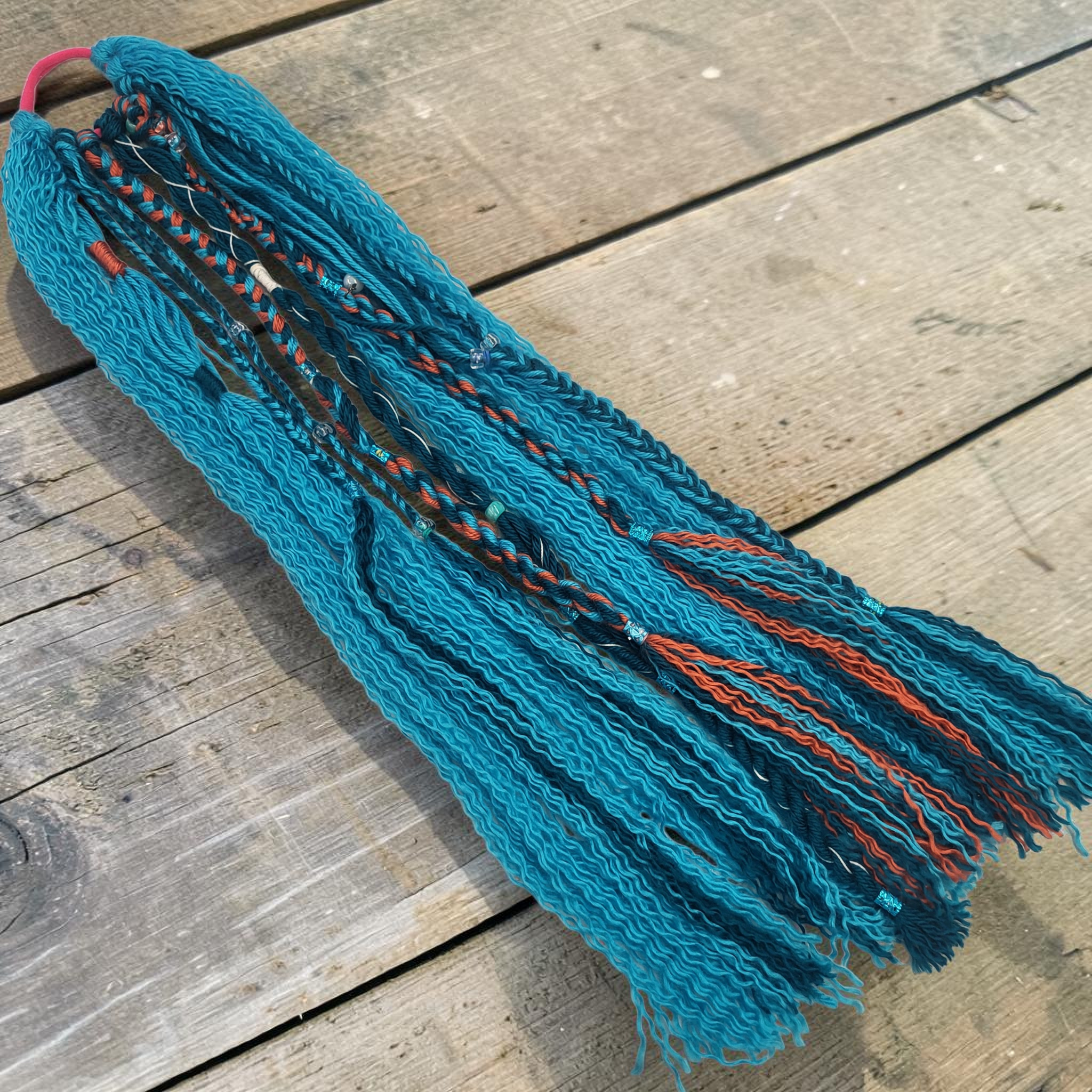 Mermaid Hair - Fun Festival Hair Extension Ties