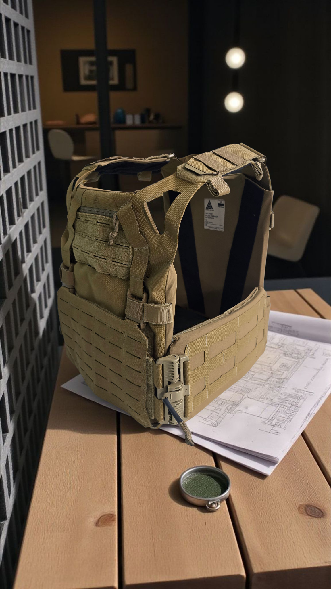Tatou Armor IIIA Soft Armor Panels — Designed for Direct Action Skeletonized Cummerbund (Wide)