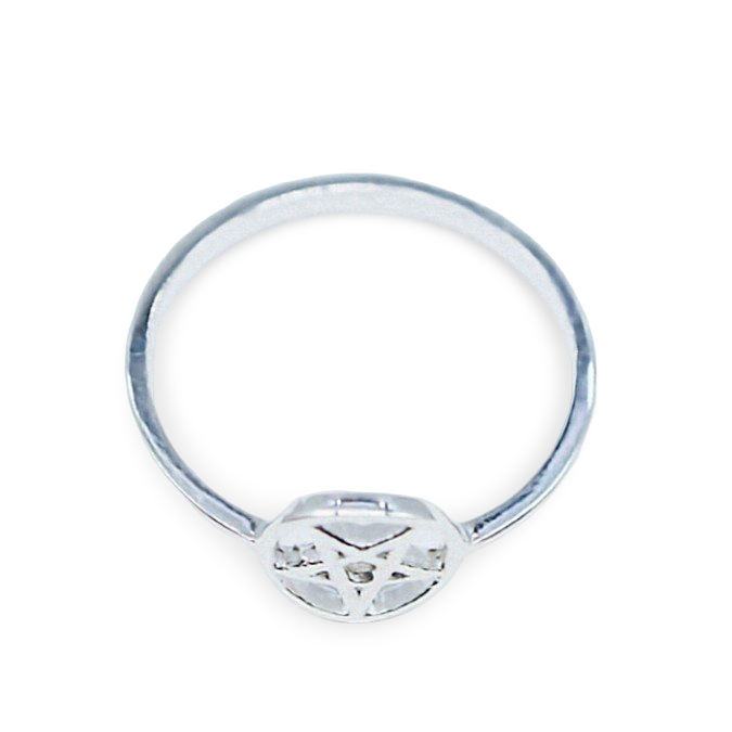 Ring - 925 Sterling Silver - Pentacle
