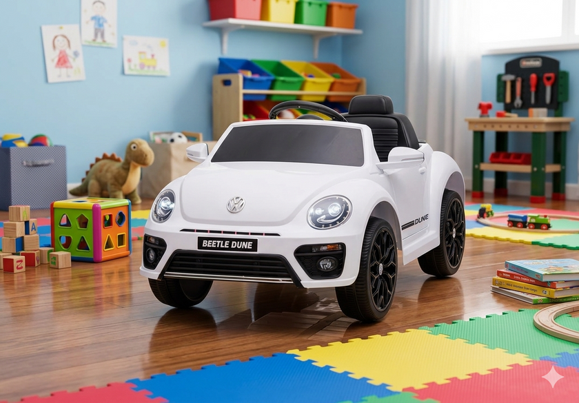 Volkswagen Beetle 12V Kids Ride On Car with Remote Control