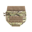 Drop down velcro utility pouch