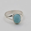Ring - 925 Sterling Silver - Larimar