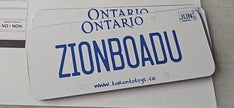 Personalized Custom License Plate for Kids Car