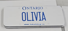 Personalized Custom License Plate for Kids Car