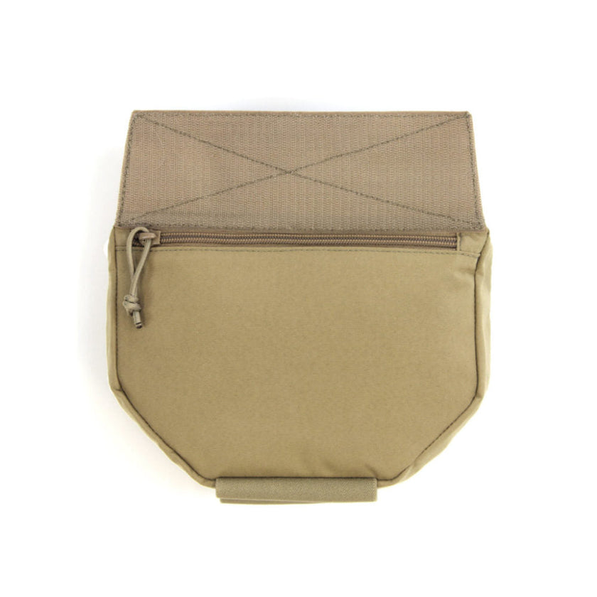 Drop down velcro utility pouch