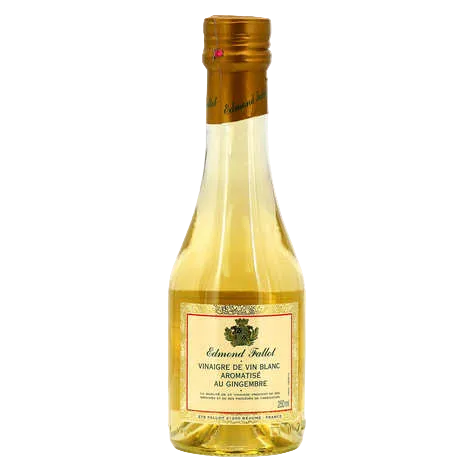 Edmond fallot-Vinaigre de vin blanc au Gingembre (Ginger  white Wine Vinegar) 250 ml