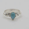 Ring - 925 Sterling Silver - Larimar