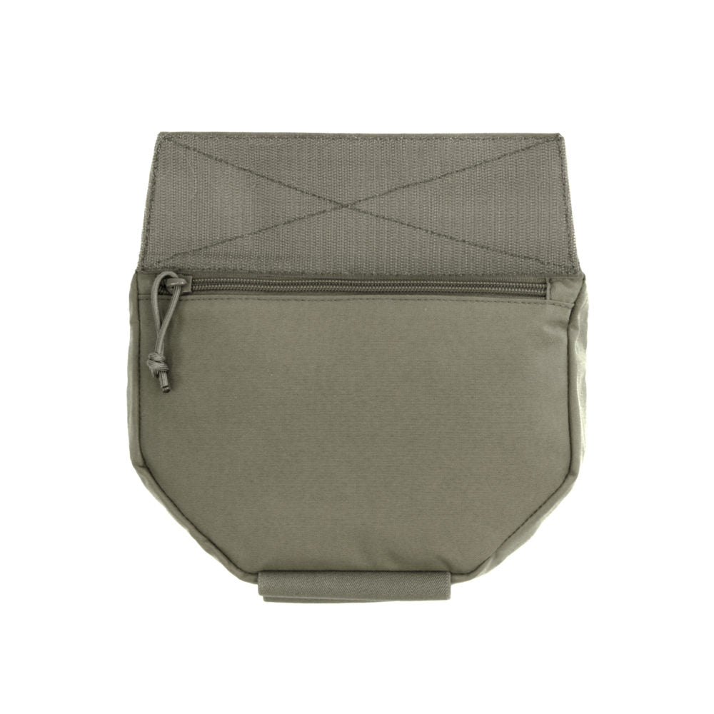 Drop down velcro utility pouch