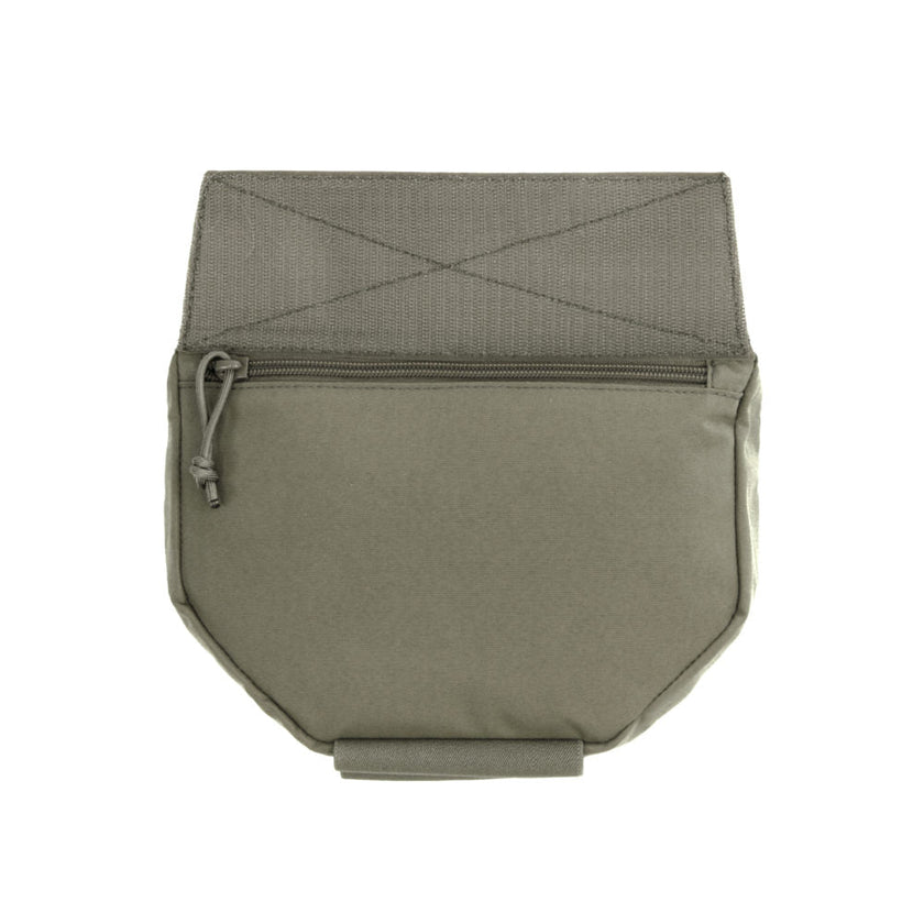 Drop down velcro utility pouch
