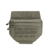 Drop down velcro utility pouch