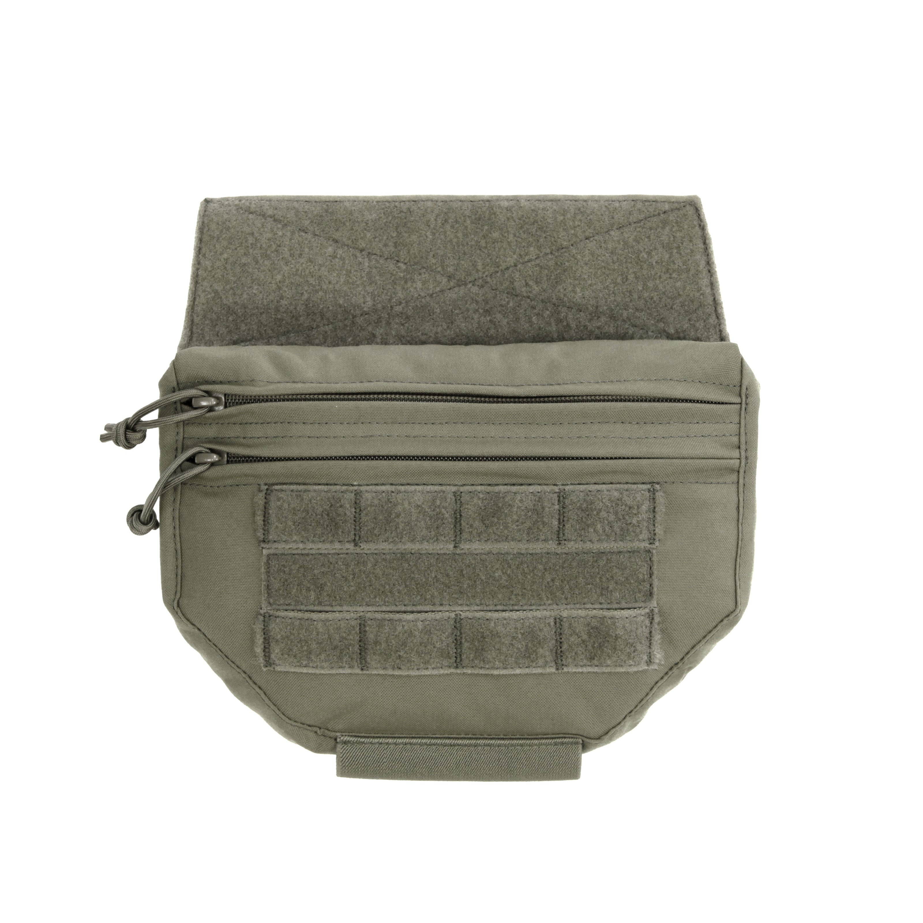 Drop down velcro utility pouch