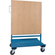 Bin/Pegboard Combo Rack, Double-sided, 38
