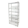 Slanted Wire Shelving Unit, 7 Tiers, 48