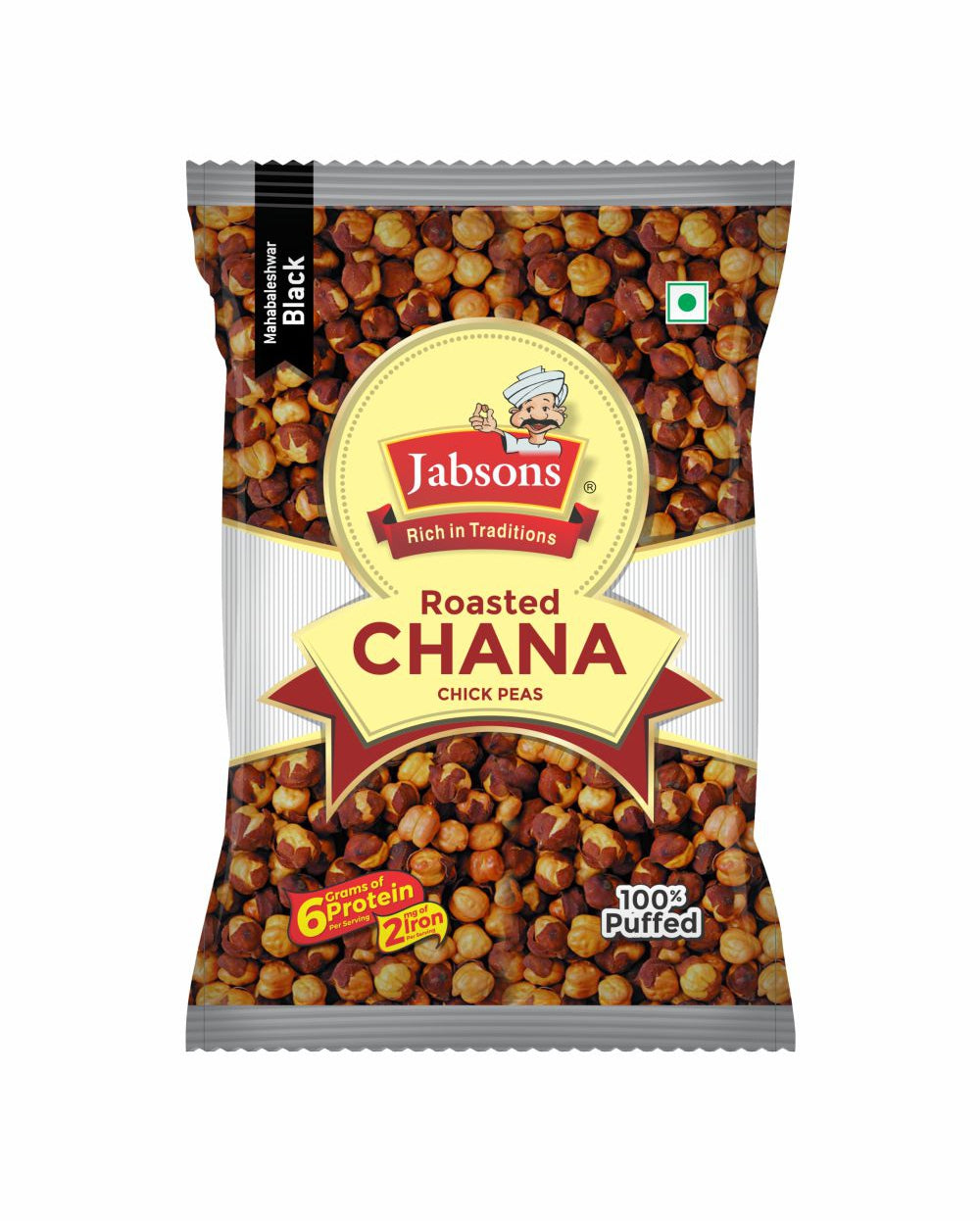 Jabsons Roasted Chana (Chickpeas) 200gm