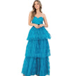 Robe dentelle ceinture noire