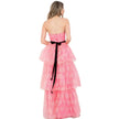 Robe dentelle ceinture noire
