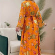 Robe Gown Women's Dress Middle East Dubai Belt