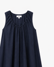 Robe ample effet lin