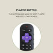 Roku TV Replacement Remote Control, Wireless Smart TV Remote with Shortcut Keys for Netflix, Hulu, YouTube and Amazon
