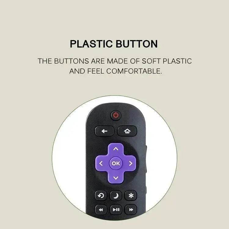 Roku TV Replacement Remote Control, Wireless Smart TV Remote with Shortcut Keys for Netflix, Hulu, YouTube and Amazon