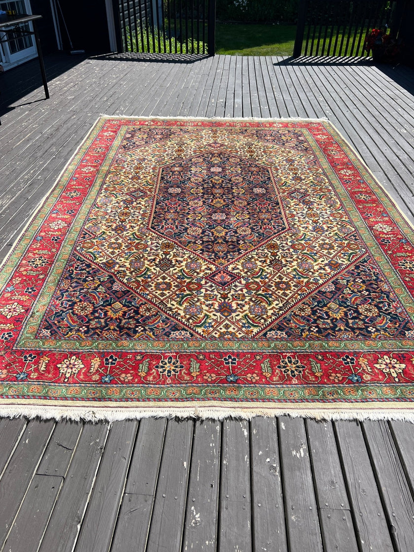 Romanian Tabriz Rug | 7' 4