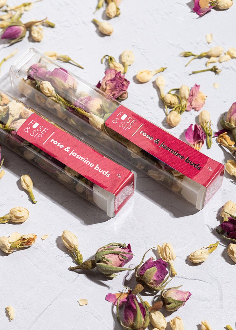 Rose & Jasmine Flower Garnish