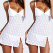 Rose Pattern Lingerie Lace Temptation Lingerie