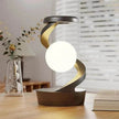 Rotating Moon Desk Night Light Wireless Phone Charging LED Night Light Decorative Desktop Night Lamp Motion Sensor Night Light