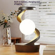 Rotating Moon Desk Night Light Wireless Phone Charging LED Night Light Decorative Desktop Night Lamp Motion Sensor Night Light
