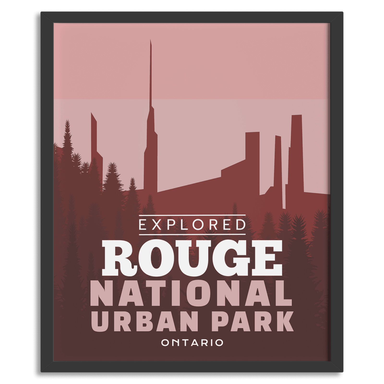 Rouge Urban National Park 'Explored' Poster, Canada Parks