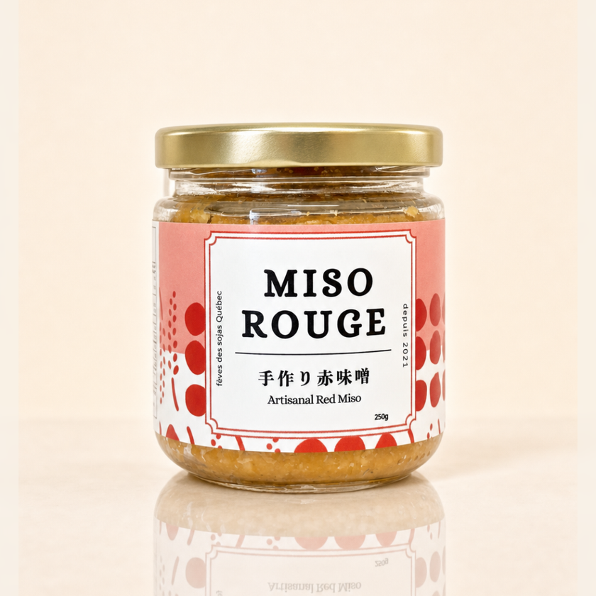 Artisanal Miso Rouge (aged miso/miso vieilli)