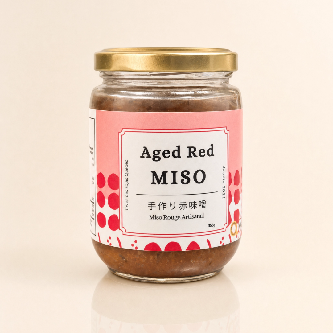 Artisanal Miso Rouge (aged miso/miso vieilli)