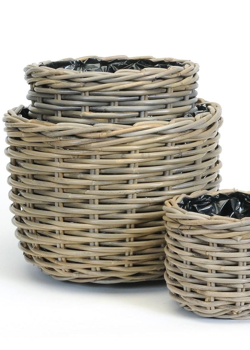 Round Basket Planters