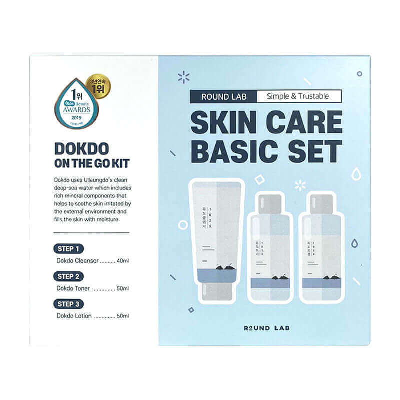 Round Lab 1025 Dokdo On the Go Kit For Dry & Sensitive Skin