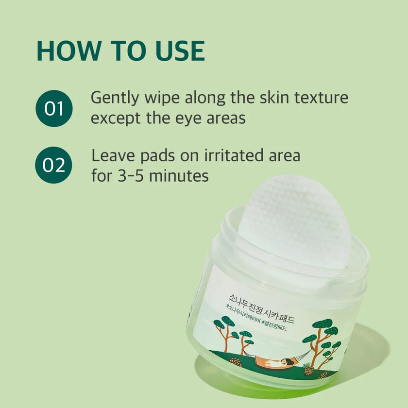 Round Lab Pine Calming Cica Pad 50pads