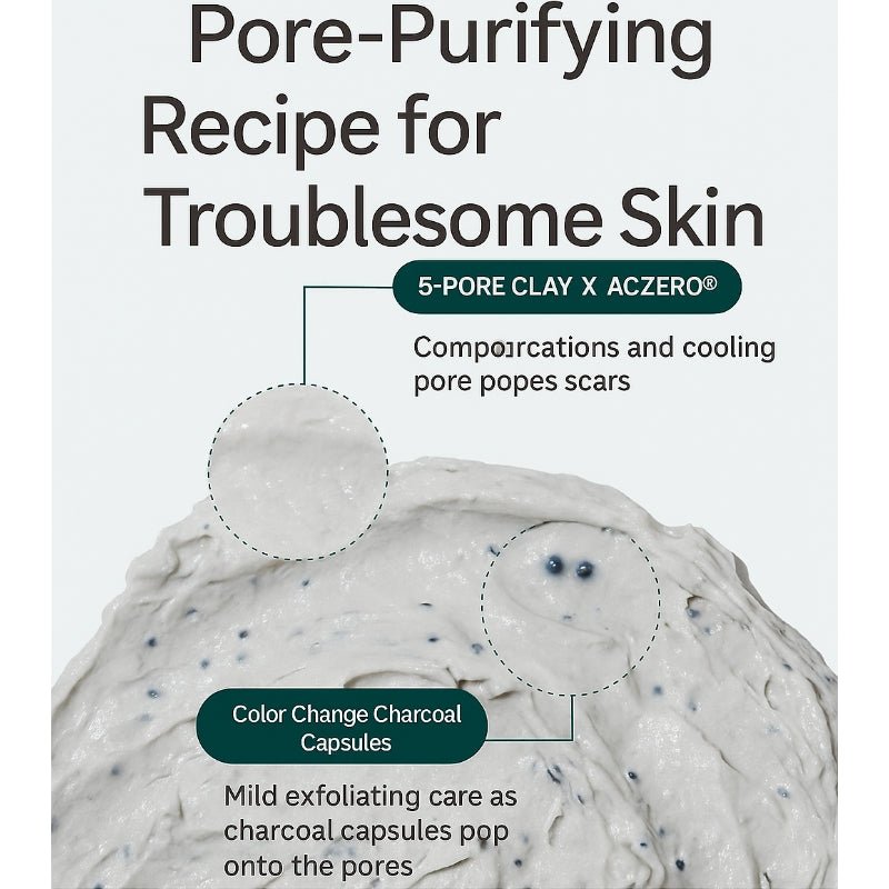 Round Lab Pine Cica Deep Pore Clay Mask Cleanser 150ml