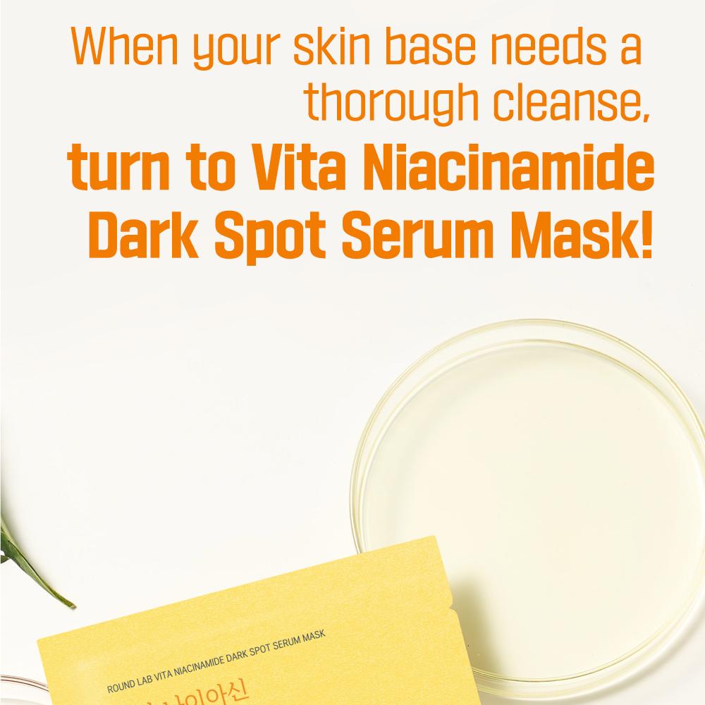 Round Lab Vita Niacinamide Dark Spot Serum Mask 20ml