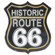 Route 66 Embossed Metal Magnet