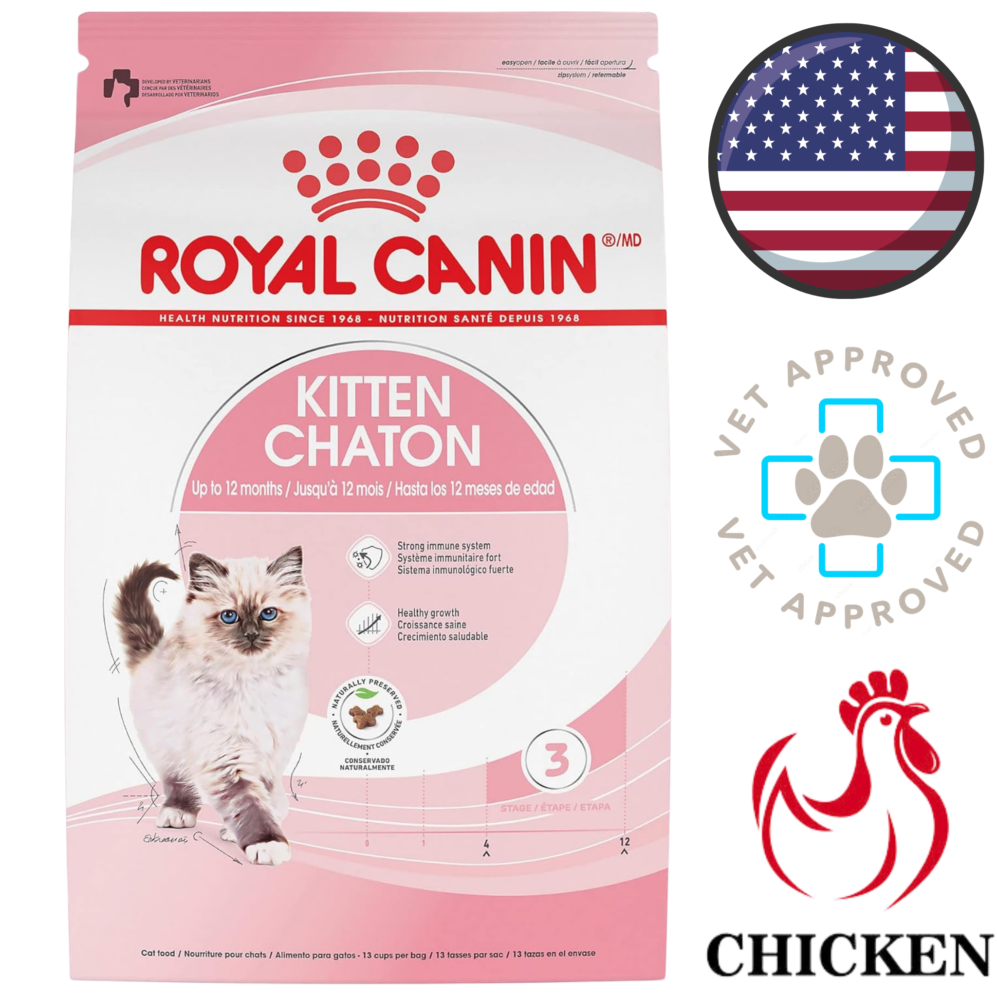 Royal Canin - Feline Health Nutrition Kitten Dry Cat Food