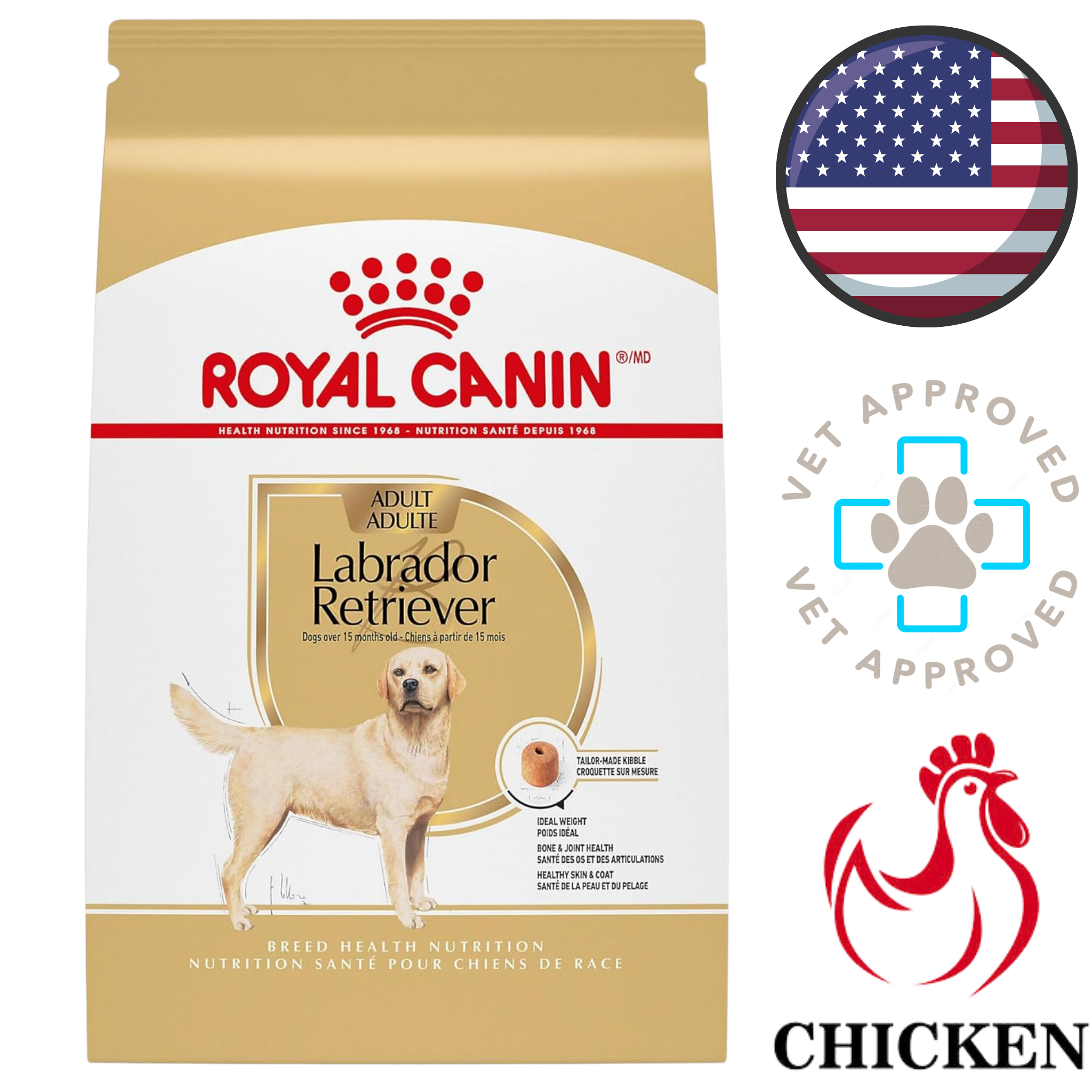 Royal Canin - Breed Health Nutrition Labrador Retriever Adult Dry Dog Food